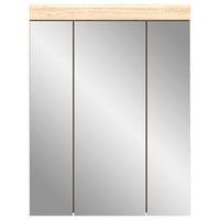 Spiegelschrank Lambada Sonoma Eiche B: 60 Cm - Eichefarben, MODERN, Glas/Holzwerkstoff (60/79/18cm) - MID.YOU