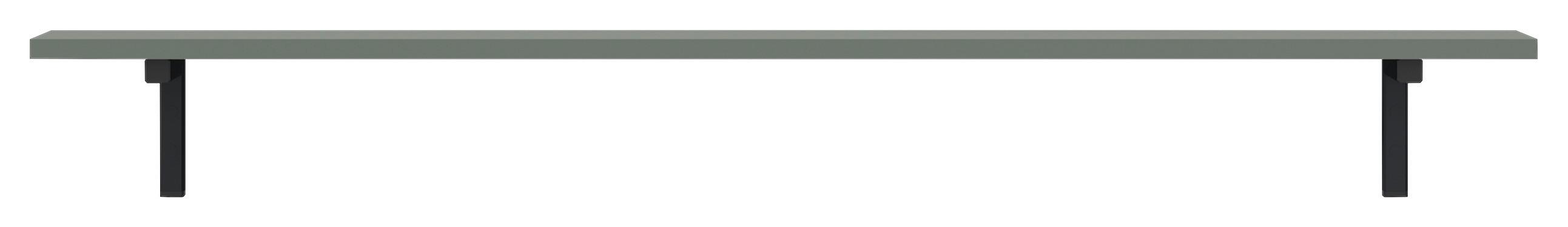 Wandpaneel Pozzi Graugrün B: 120 cm - Graugrün, Trend, Holzwerkstoff (120/13,6/20cm)