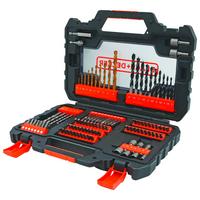 Bitset 104- Teilig Inkl. Schnelladapter - Schwarz/Orange, Basics (23/5,6/31,3cm)