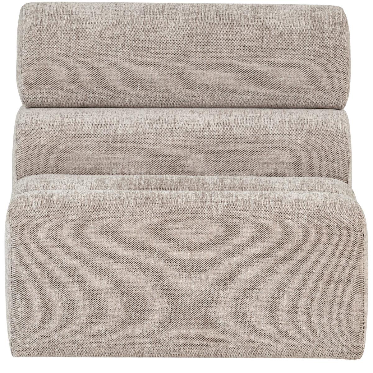 Sofaelement Novi Naturfarben B: 82cm - Schwarz/Naturfarben, Design, Textil (82/86/113cm) - Livetastic
