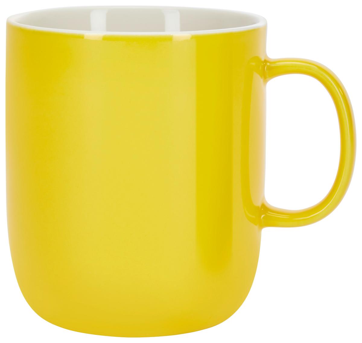 Kávésbögre Verena - sárga, Basics, kerámia (8,6/10,2cm) - Luca Bessoni