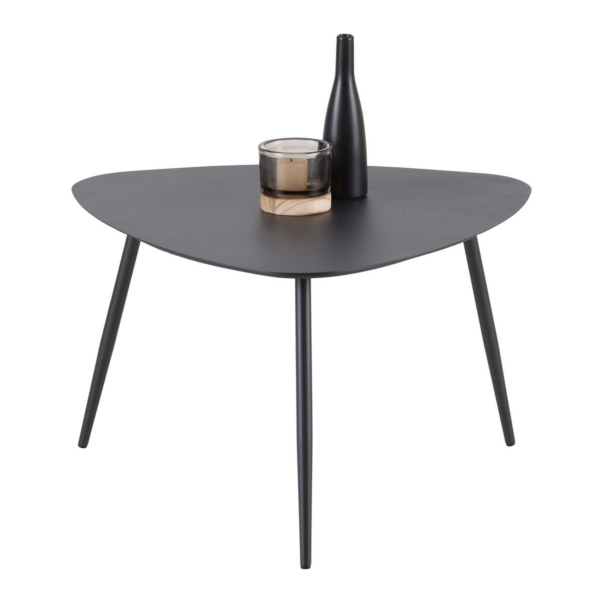 KONFERENČNÍ STOLEK FINE ČERNÁ - černá/tmavě šedá, Moderní, kov (56/35,5/57,5cm) - Mömax