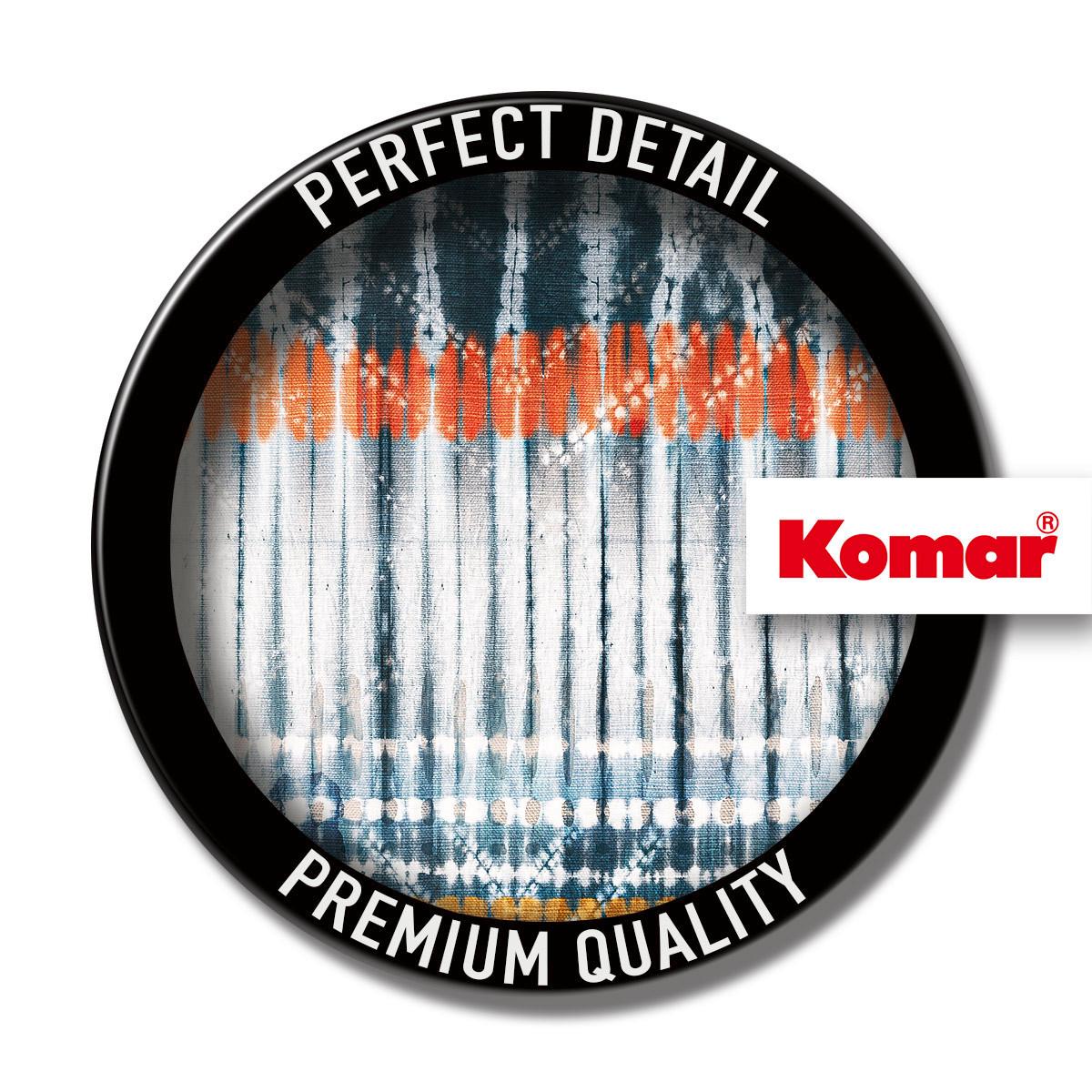 Vliestapete Native - Blau/Weiß, Basics (200/250cm) - Komar