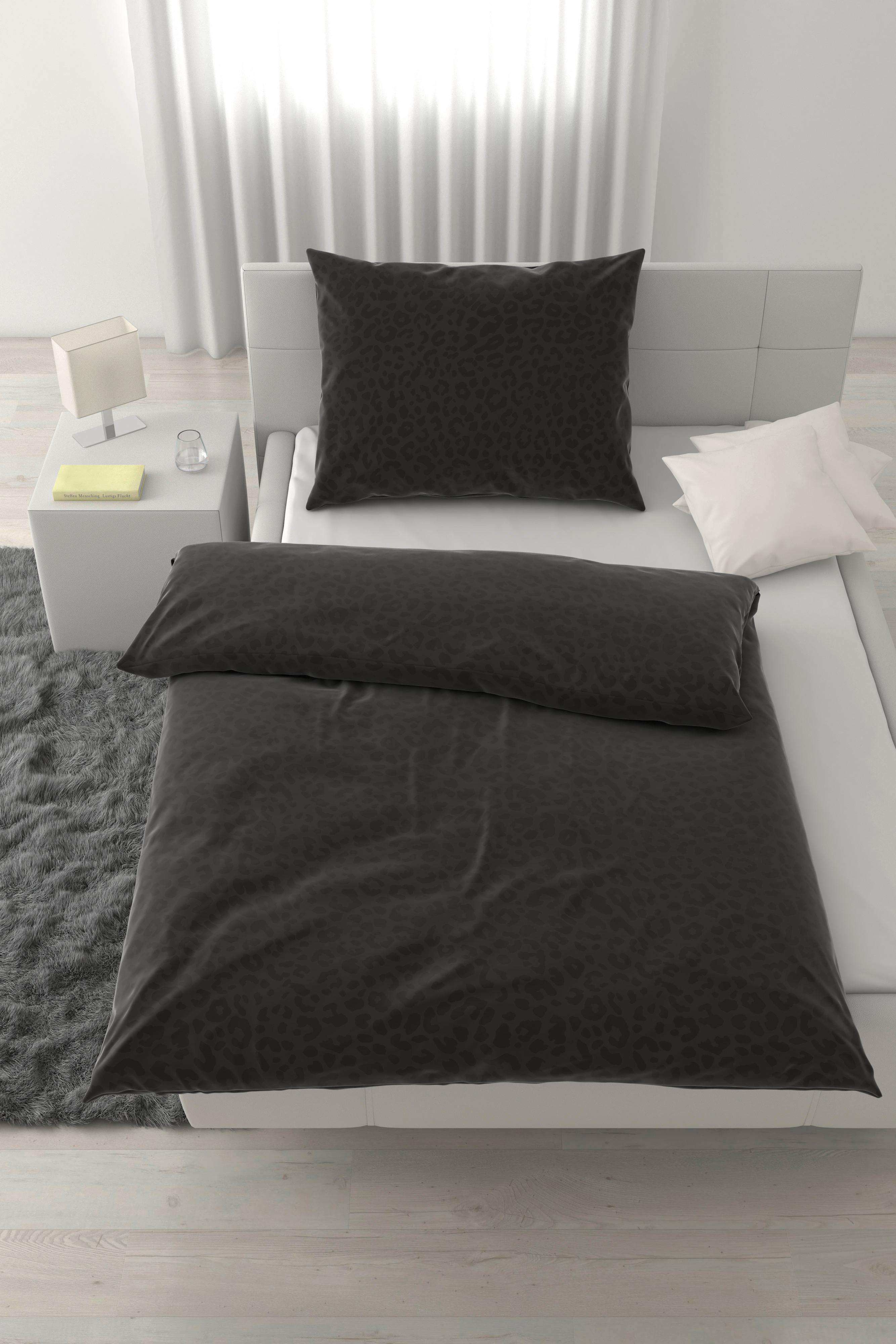 POVLEČENÍ ANIMAL - černá, Konvenční, textil (140/200cm) - Mömax