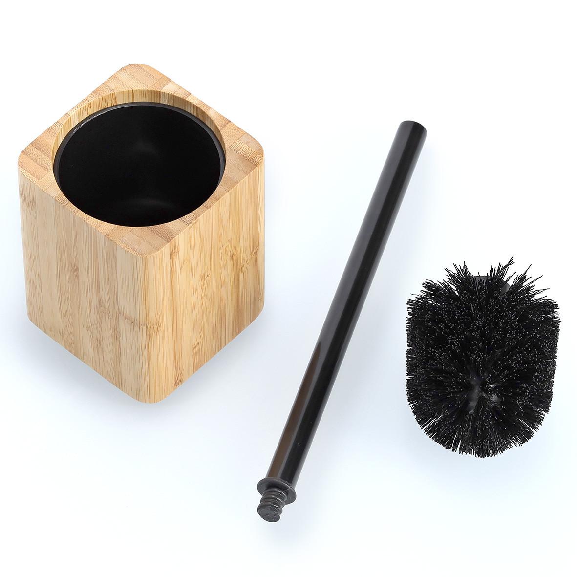 Wc-bürstenkombination Naturfarben B: 10 Cm - Naturfarben, Basics, Holz/Kunststoff (10/10/36cm) - Zeller Present