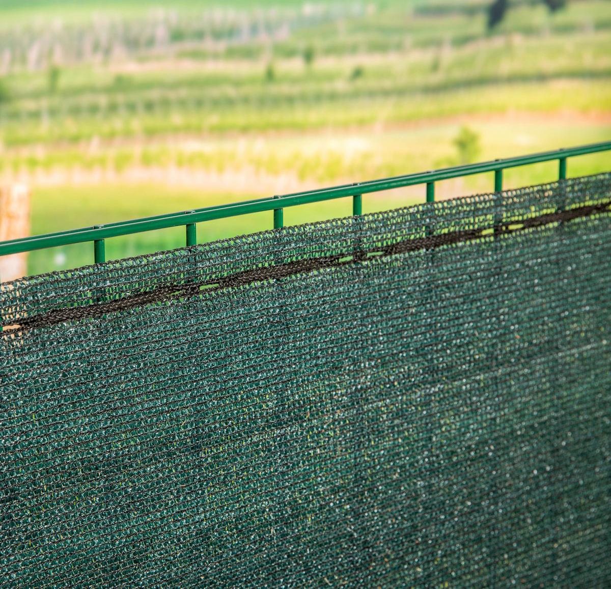 Sichtschutz Screenex Eco Kunststoff Grün - Grün, Basics, Kunststoff (1000/150cm)