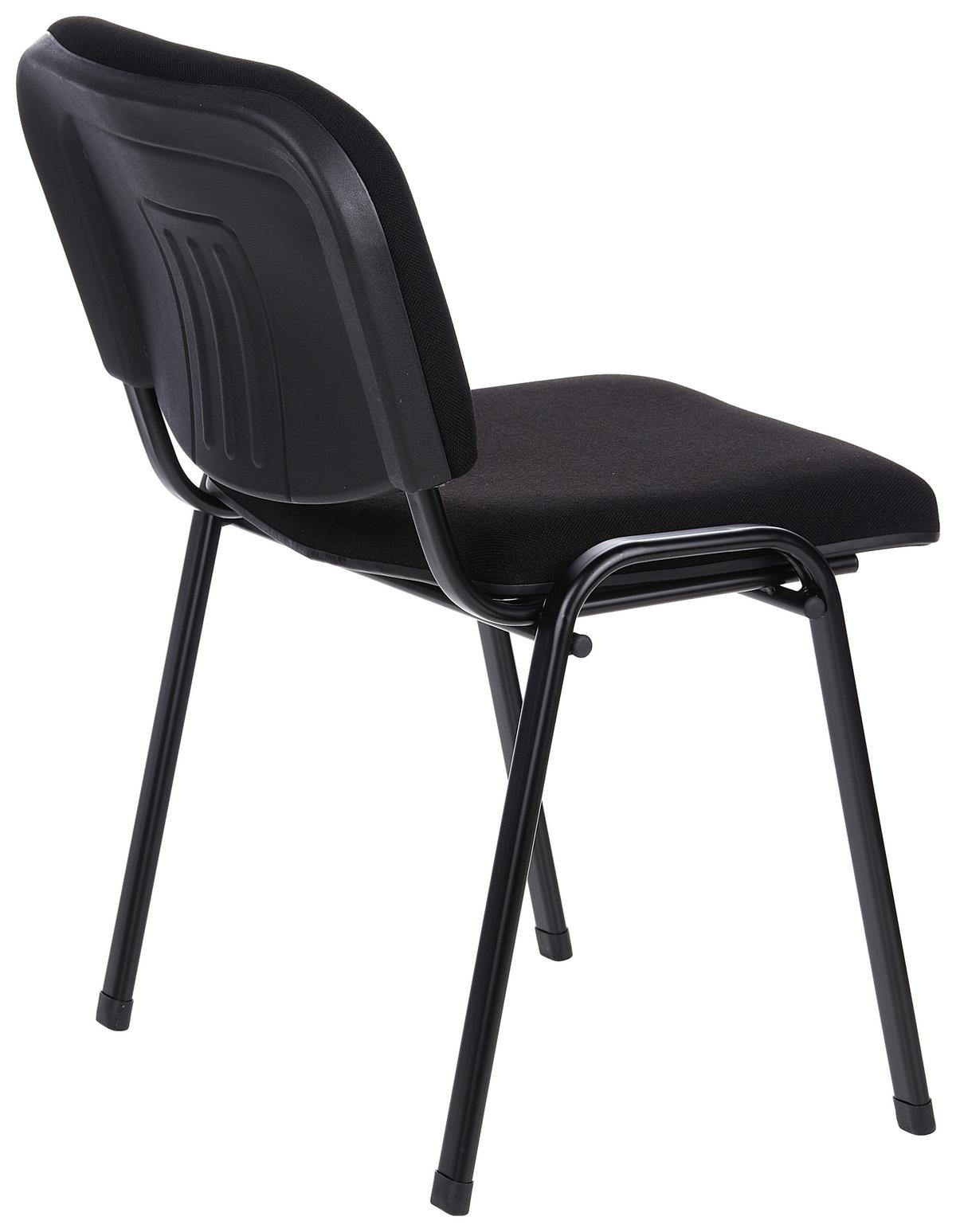 Besucherstuhl Xt 600 - Schwarz, Basics, Textil/Metall (58/84/48cm) - MID.YOU