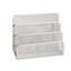 Irattartó Mesh 680001 - ezüst színű, fém (17,5/8,2/13,5cm) - HOMEZONE