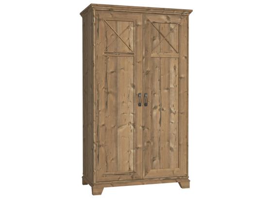 Skříň S Otočnými Dveřmi Nepal - barvy smrku, Basics, kov/kompozitní dřevo (120,3/208,3/62,9cm) Skříň S Otočnými Dveřmi Nepal - barvy smrku, Basics, kov/kompozitní dřevo (120,3/208,3/62,9cm)