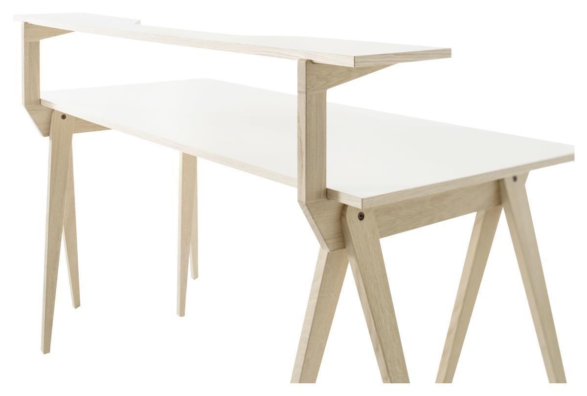 Tischgestell Berliner Bock - Eichefarben, Design, Holz (75/25/98cm) - Sudbrock