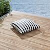 VENKOVNÍ POLŠTÁŘ GIADA - bílá/černá, Moderní, textil (45/45/10cm) - Bessagi Garden