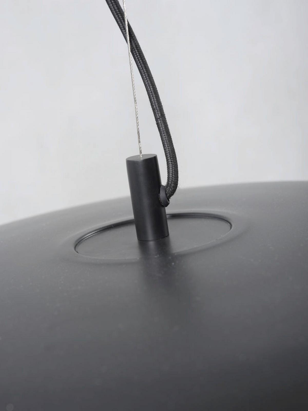 Hängeleuchte Marseille H: 176 Cm Höhenverstellbar - Schwarz, Design, Metall (47/176/23cm) - It's about Romi