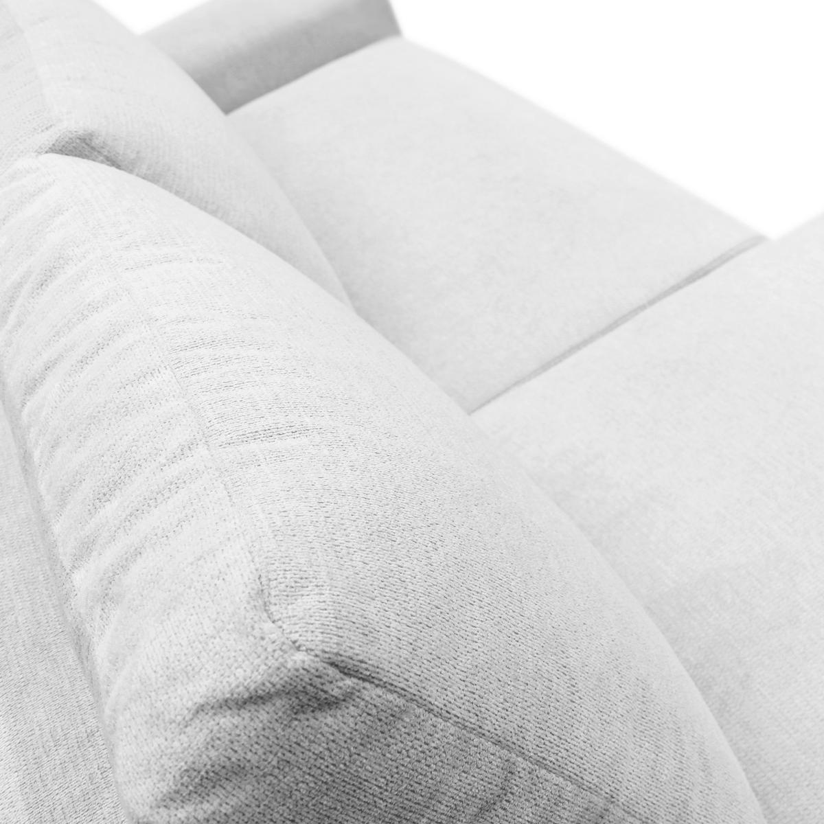 Ecksofa Velo Creme S: 160x250 cm - Creme/Schwarz, Design, Textil (160/250cm) - MID.YOU