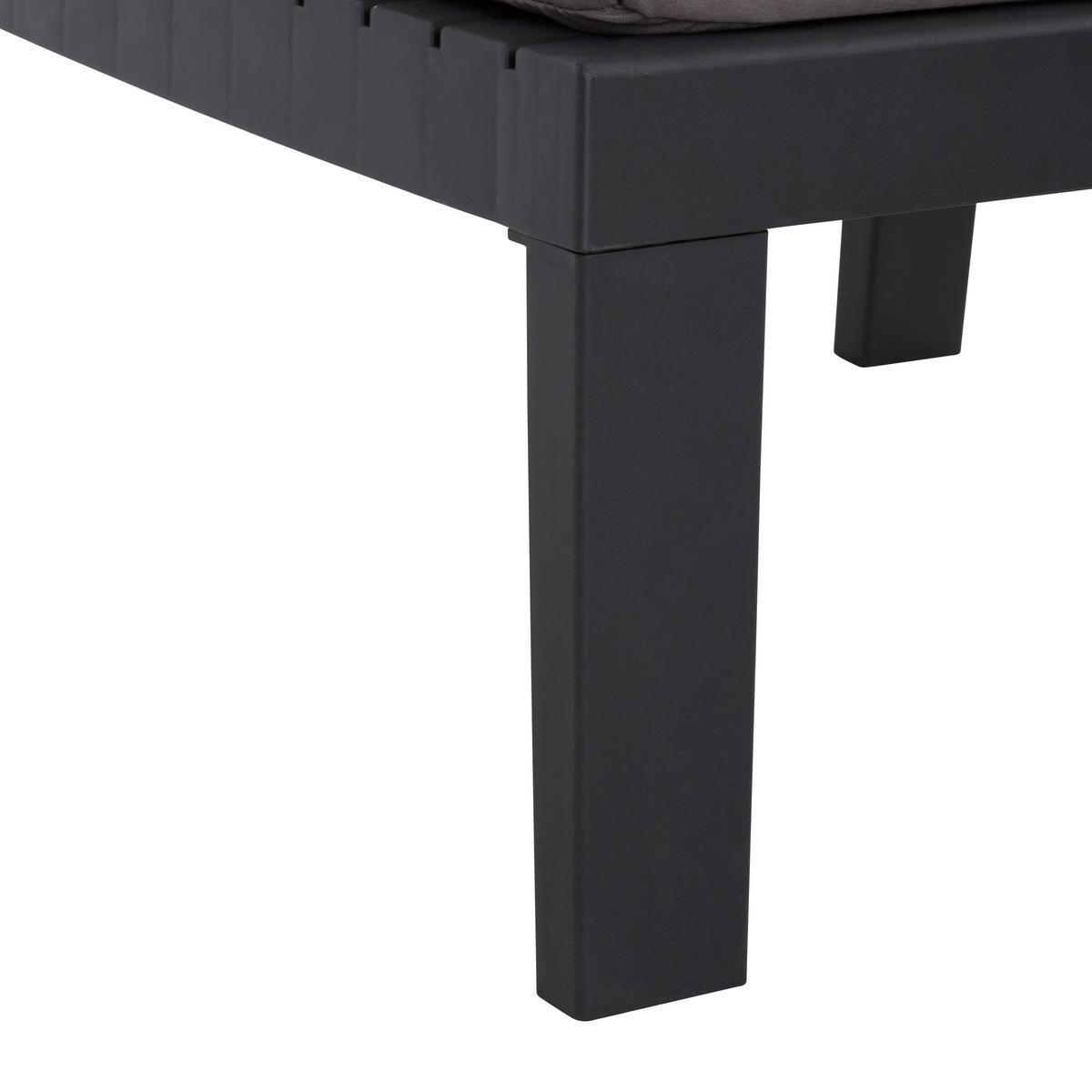 Balkonset Duetto 8 Teilig - Anthrazit, Basics, Kunststoff (65/78/195cm)