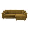 Ecksofa Mit Schlaffunktion & Bettkasten Alex Honig - Naturfarben/Honig, MODERN, Textil (246/88cm)