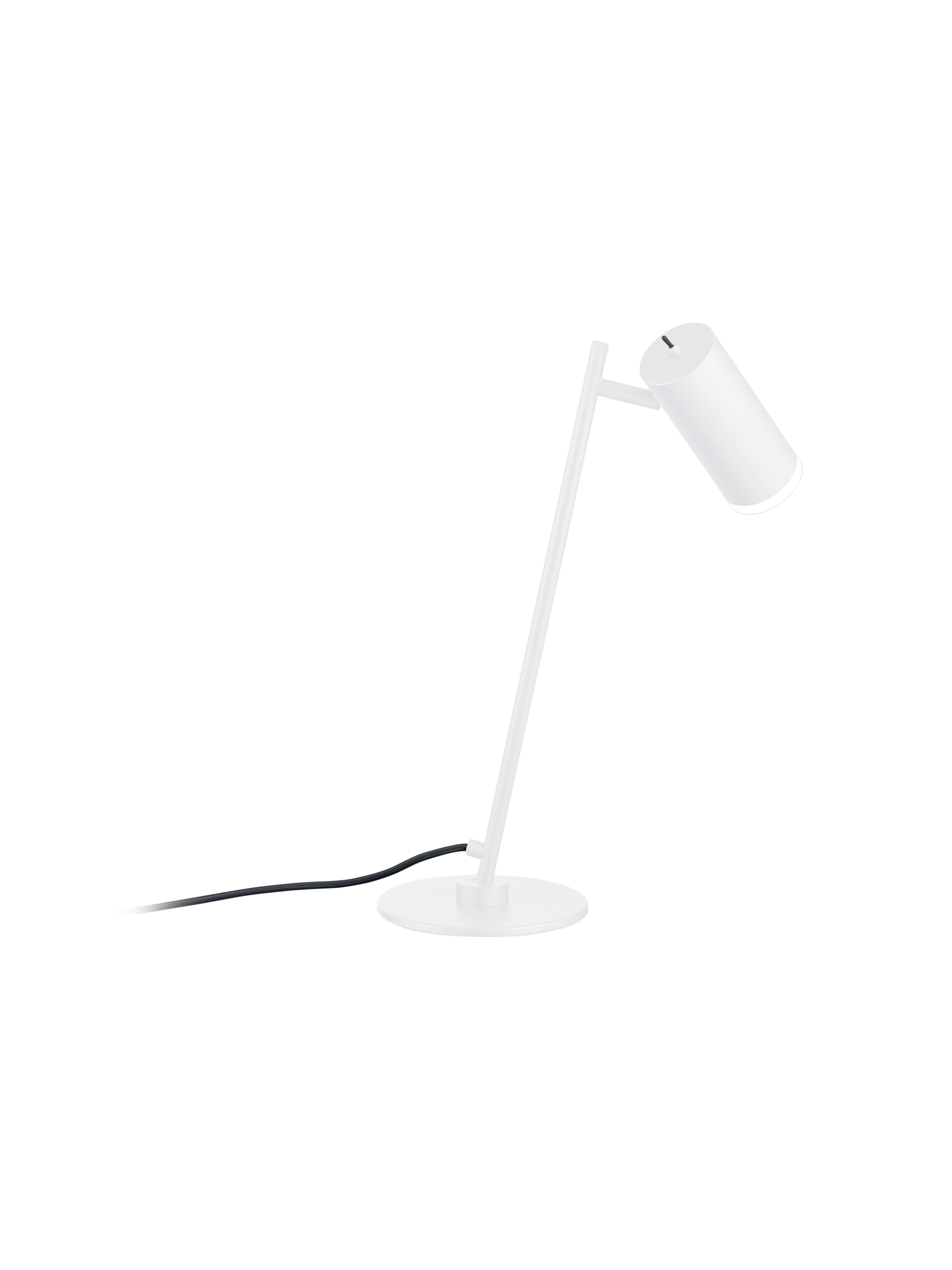 Tischleuchte 50403/1-07 - Weiß, Design, Metall (16/50cm) - Hell