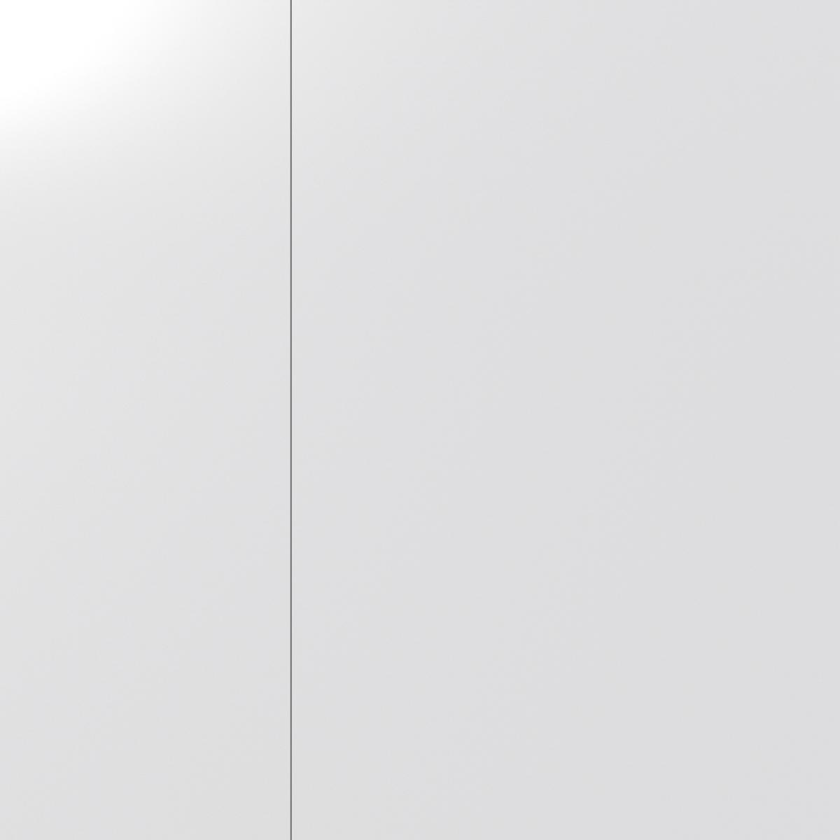 Šatná skriňa LUDO biela - biela/prírodná farba, Modern, kov/drevo (60/180/40cm) - Bessagi Home