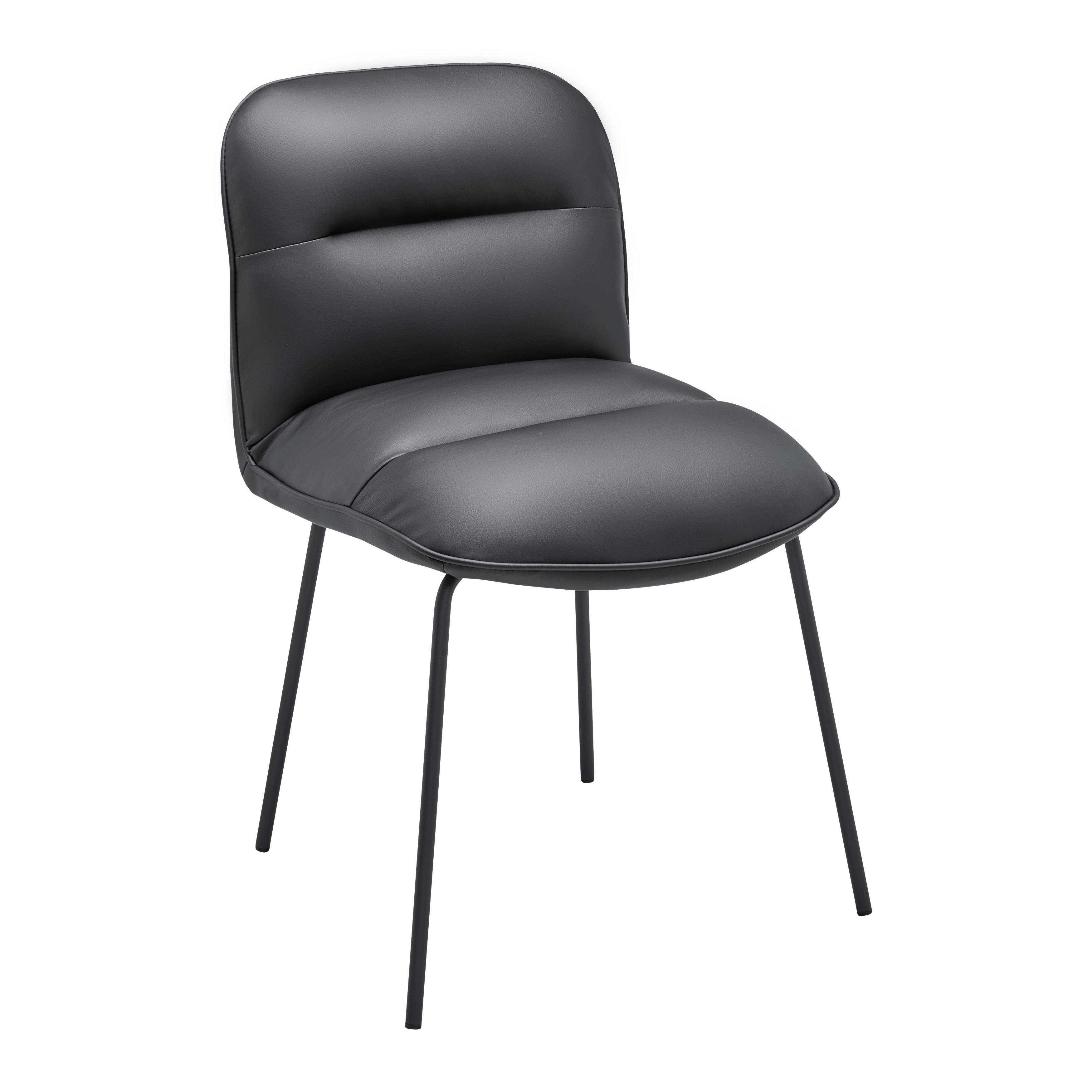 Židle Ellis černá - černá, Moderní, kov/dřevo (43/80/50cm) - P & B