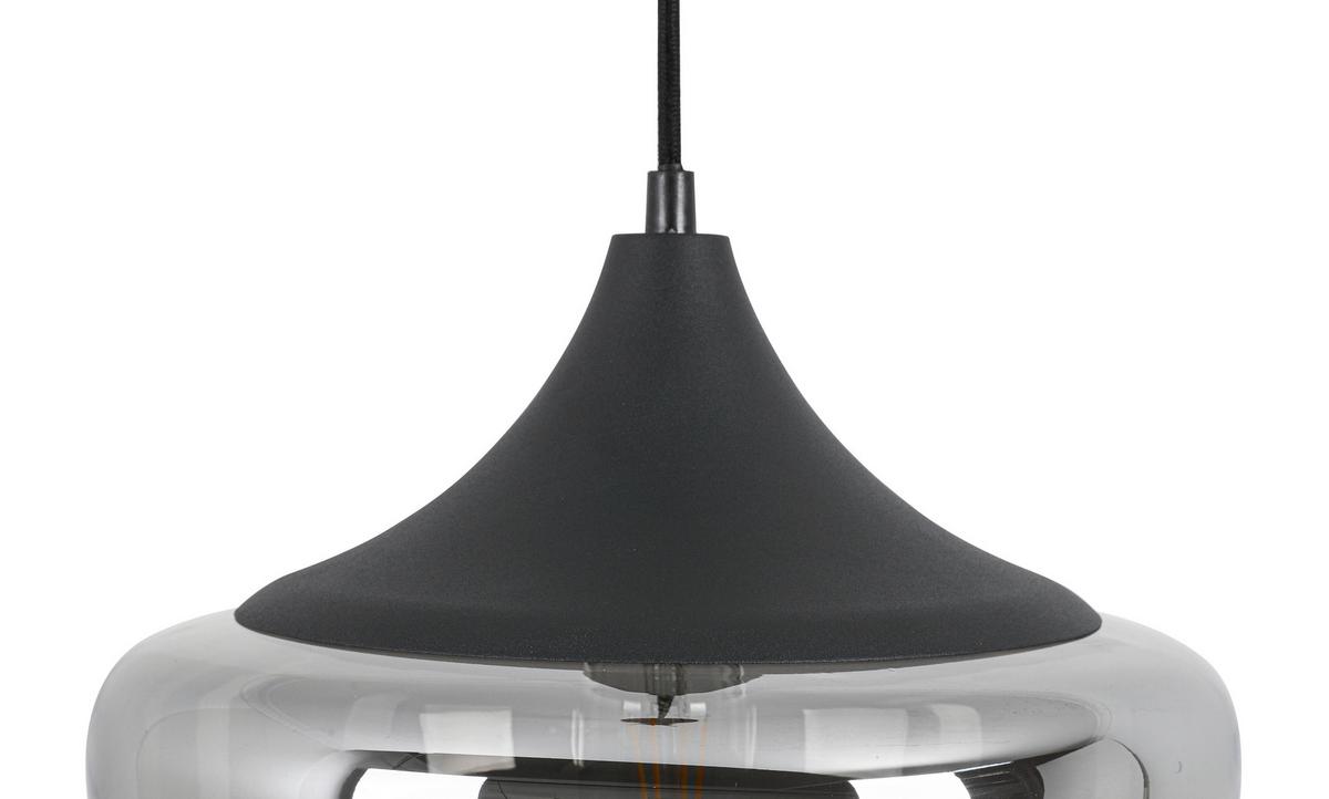 ZÁVESNÉ SVIETIDLO NOR - čierna/chrómová, Modern, kov/plast (30/120cm) - Mömax