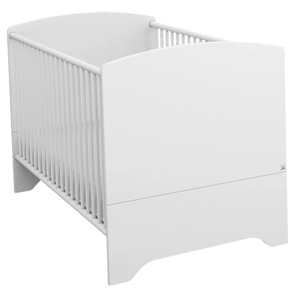 Rácsos Kiságy Aik 70x140 Cm Weiß - Fehér, konvencionális, Faalapú anyag (77/86/143cm)