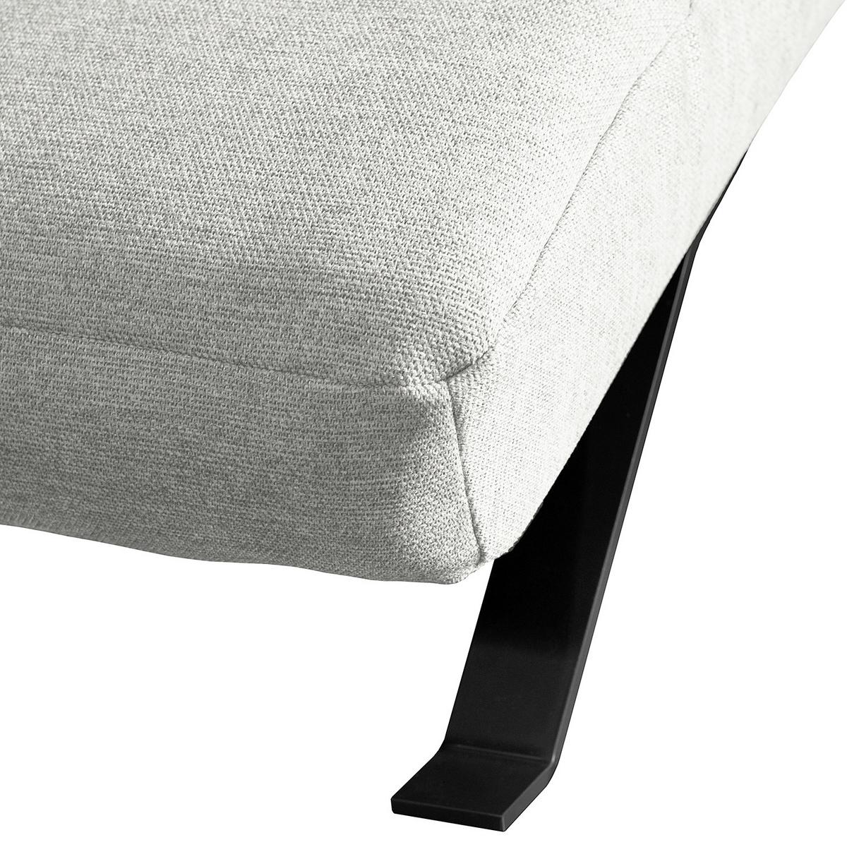 Relaxliege Swing Blick Hellgrau B: 65 Cm - Hellgrau/Schwarz, Design, Textil (65/65/171cm) - Livetastic