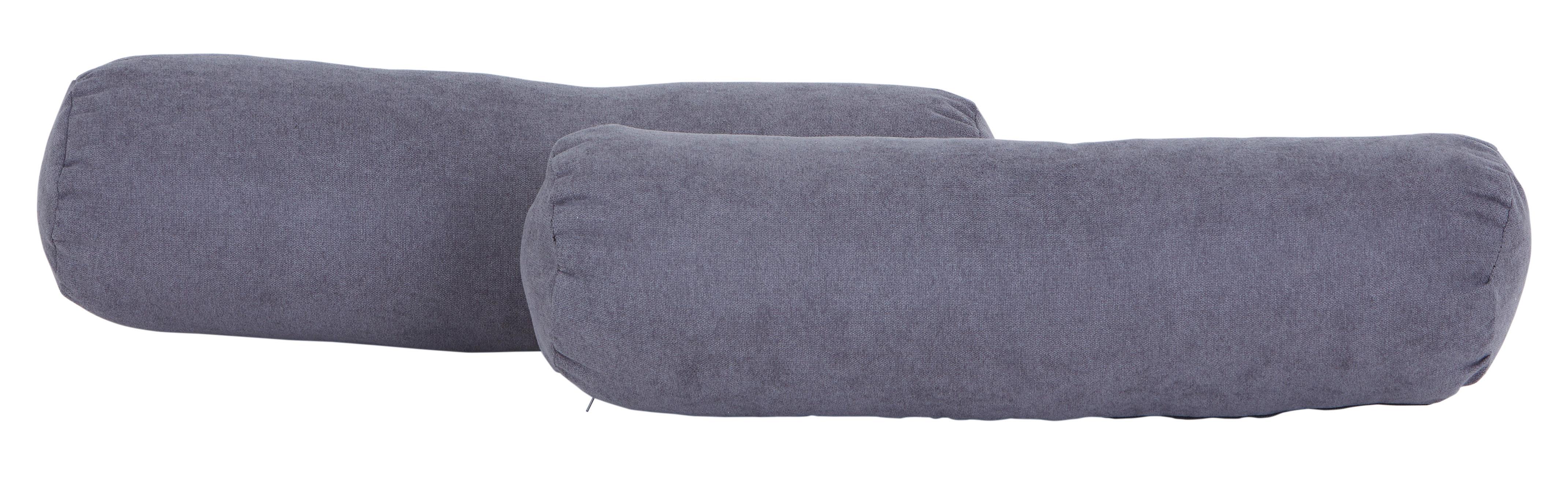 Kissensatz Adria - Graphitfarben, KONVENTIONELL, Textil (22/70cm)