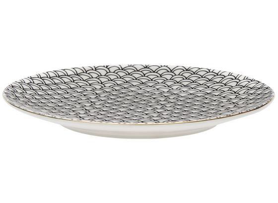 Servierplatte 21,5 cm - Goldfarben/Schwarz, KONVENTIONELL, Keramik (21,5cm) Servierplatte 21,5 cm - Goldfarben/Schwarz, KONVENTIONELL, Keramik (21,5cm)