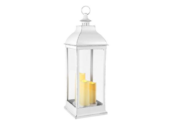 Lampáš Manuela S 3 Led Sviečkami - biela, Konvenčný, umelá hmota (24/71/24cm) - Mömax modern living Lampáš Manuela S 3 Led Sviečkami - biela, Konvenčný, umelá hmota (24/71/24cm) - Mömax modern living