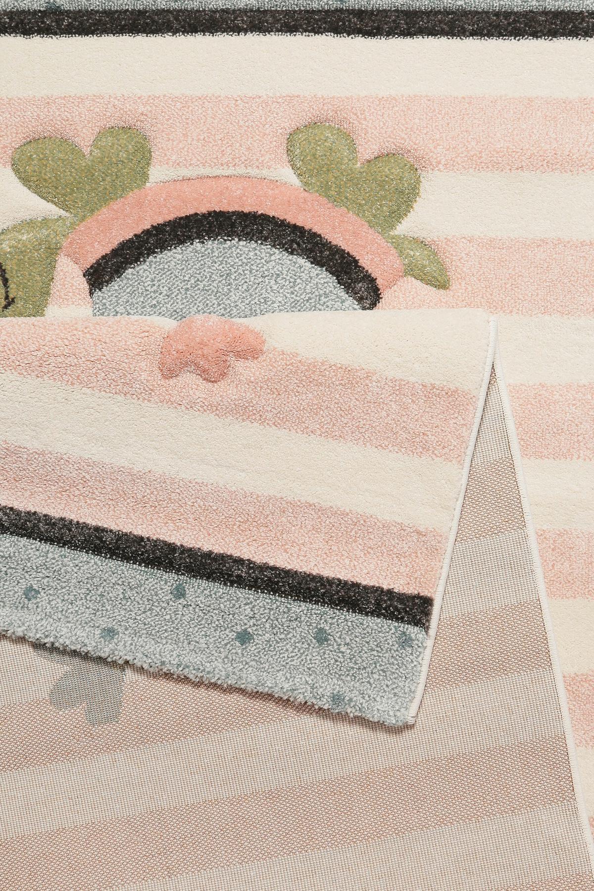 Kinderteppich Happy Friends - Rosa, Trend, Textil (200/290cm) - Sigikid
