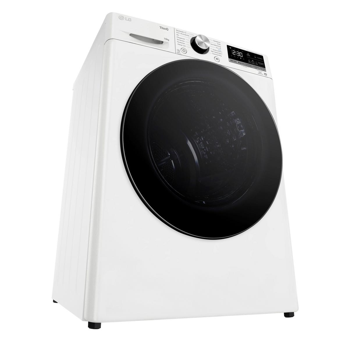 Trockner V9a2xt Weiss - Weiß, Basics, Glas/Kunststoff (60/85/66cm) - LG