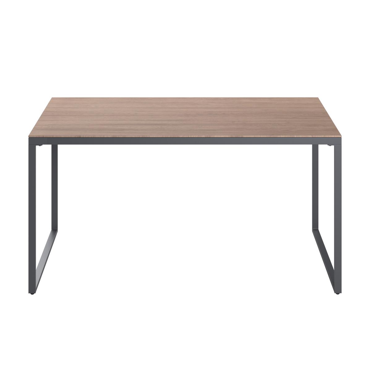 Loungegarnitur Lyon - Dunkelgrau/Beige, MODERN, Glas/Kunststoff (244,50/187cm) - Beldano