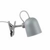 Klemmleuchte Angle Grau Weiß D: 10 Cm - Weiß/Grau, Design, Metall (10/12,4cm) - Nordlux