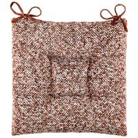Ülőpárna Alena Kb. 40/40cm - terrakotta, Modern, textil (40/40/4cm) - Luca Bessoni