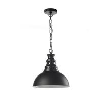 Hängeleuchte 4832/sn - Schwarz/Weiß, Basics, Metall (36/110cm)