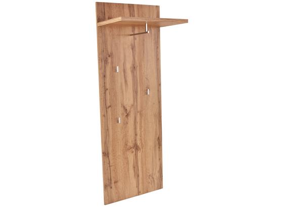 Vešiakový Panel Space New - farby dubu/biela, Moderný, kompozitné drevo (55/160/35cm) Vešiakový Panel Space New - farby dubu/biela, Moderný, kompozitné drevo (55/160/35cm)