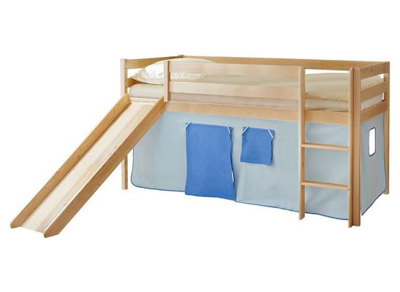 Spielbett Manuel 90x200 cm Hellblau - Dunkelblau/Kieferfarben, Natur, Holz (90/200cm) - MID.YOU Spielbett Manuel 90x200 cm Hellblau - Dunkelblau/Kieferfarben, Natur, Holz (90/200cm) - MID.YOU