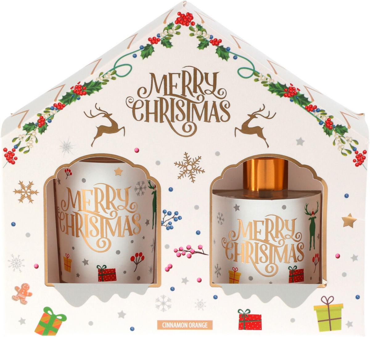 Pokojová vůně WINTER MAGIC - Basics, sklo (16/6/15cm)
