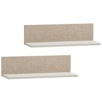 WANDBOARD Edno, Beige B: 60 cm - Beige, Design, Holzwerkstoff (60/15,7/17,3cm) - MID.YOU