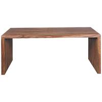 Schreibtisch Sheesham Sheeshamfarben B: 100 Cm - Sheeshamfarben, Design, Holz (200/100/76cm) - MID.YOU