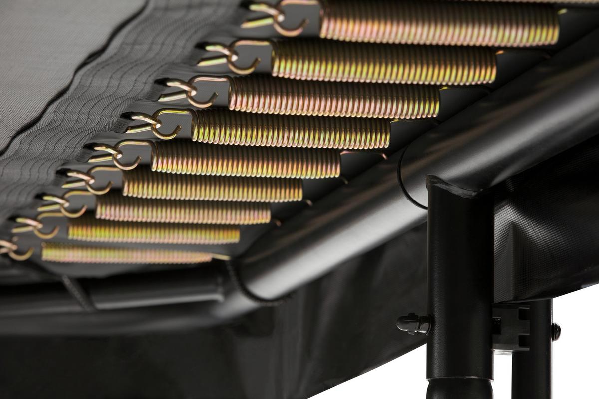 Trampolin 5361 - Schwarz, KONVENTIONELL, Metall (153/214cm) - Salta