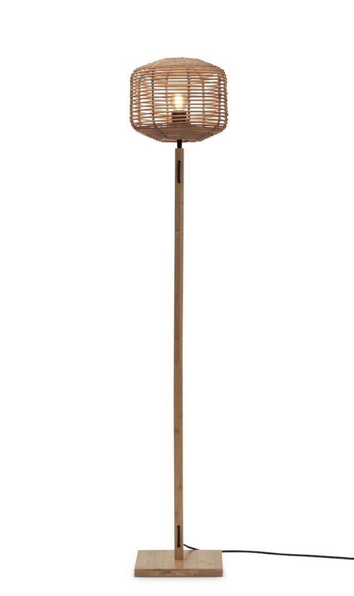 Stehleuchte Tanami/Fs/Fj/N/2520/N - Naturfarben, Trend (25/25/130cm) - Good & Mojo
