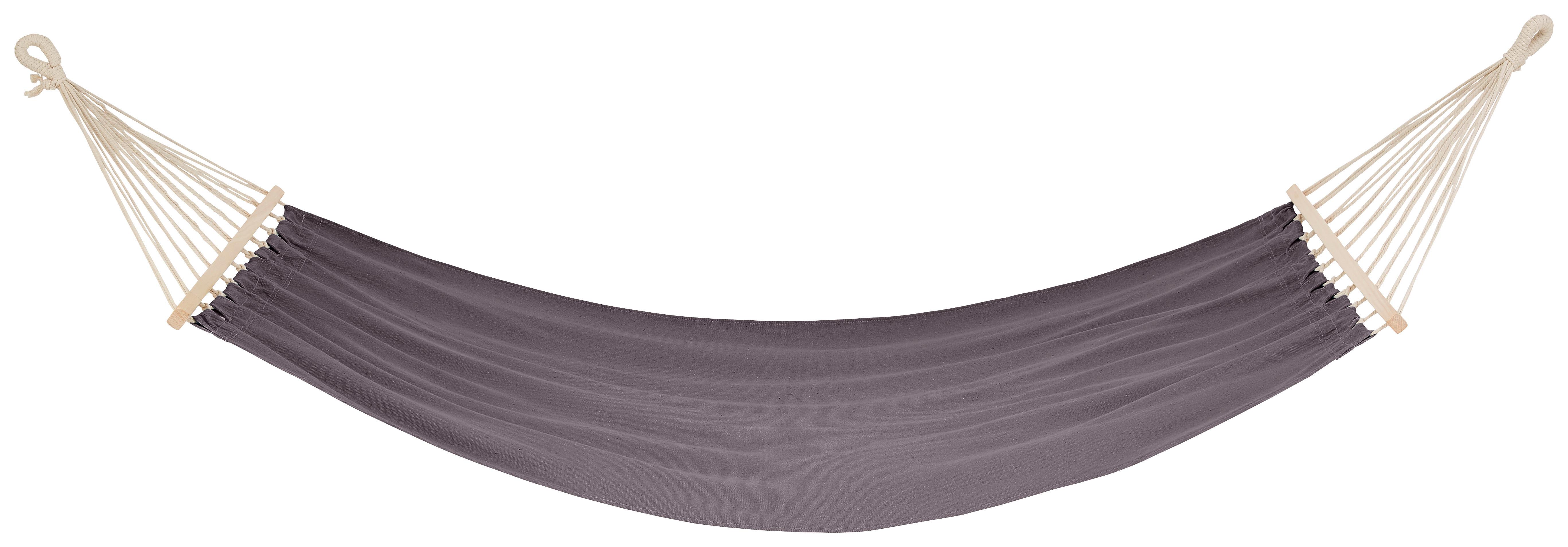 Hängematte Java - Grau, KONVENTIONELL, Holz/Textil (90/200cm) - Ondega