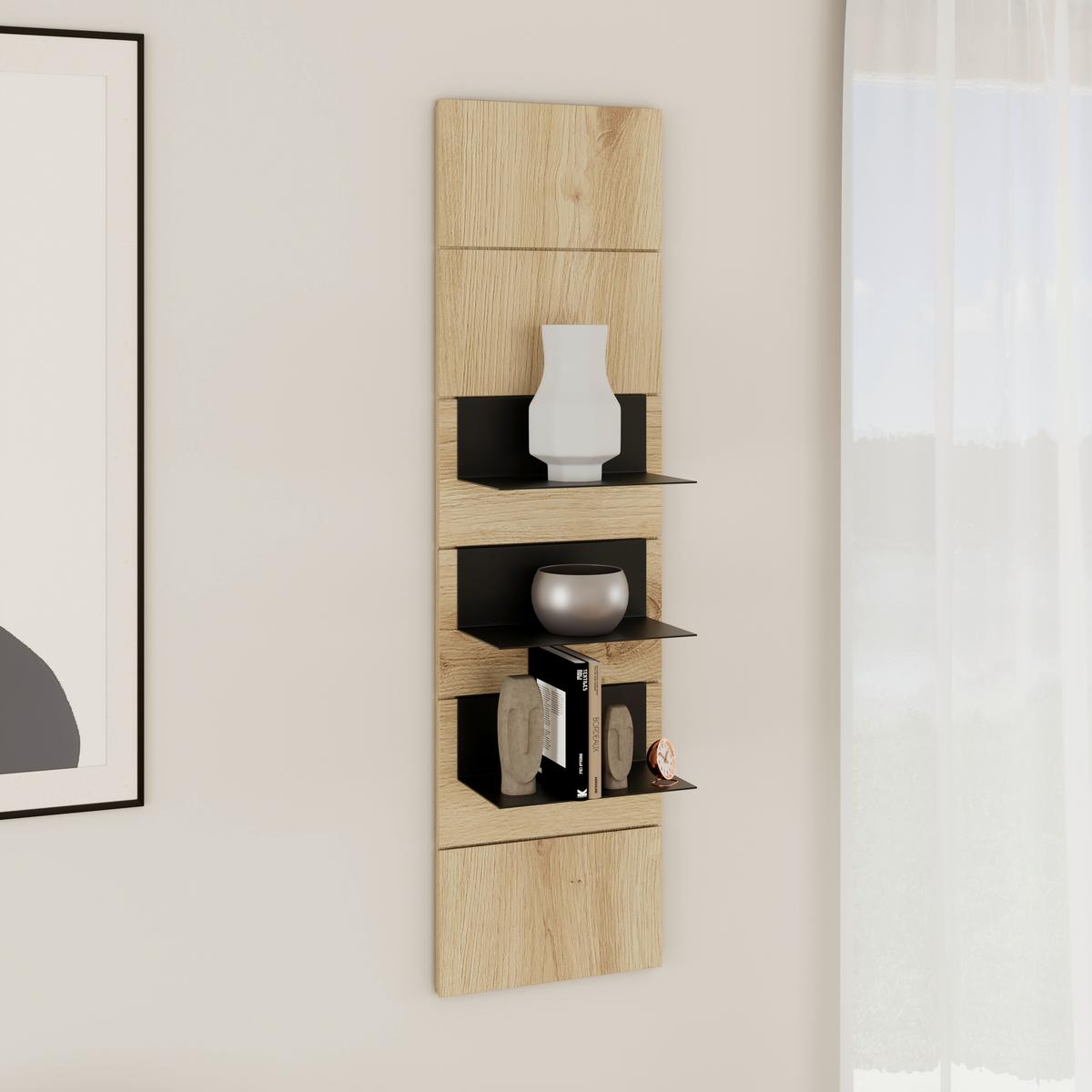 Wandboard Darius Eiche Artisan Dekor - Eiche Artisan, Trend (25/91,5/15,7cm)