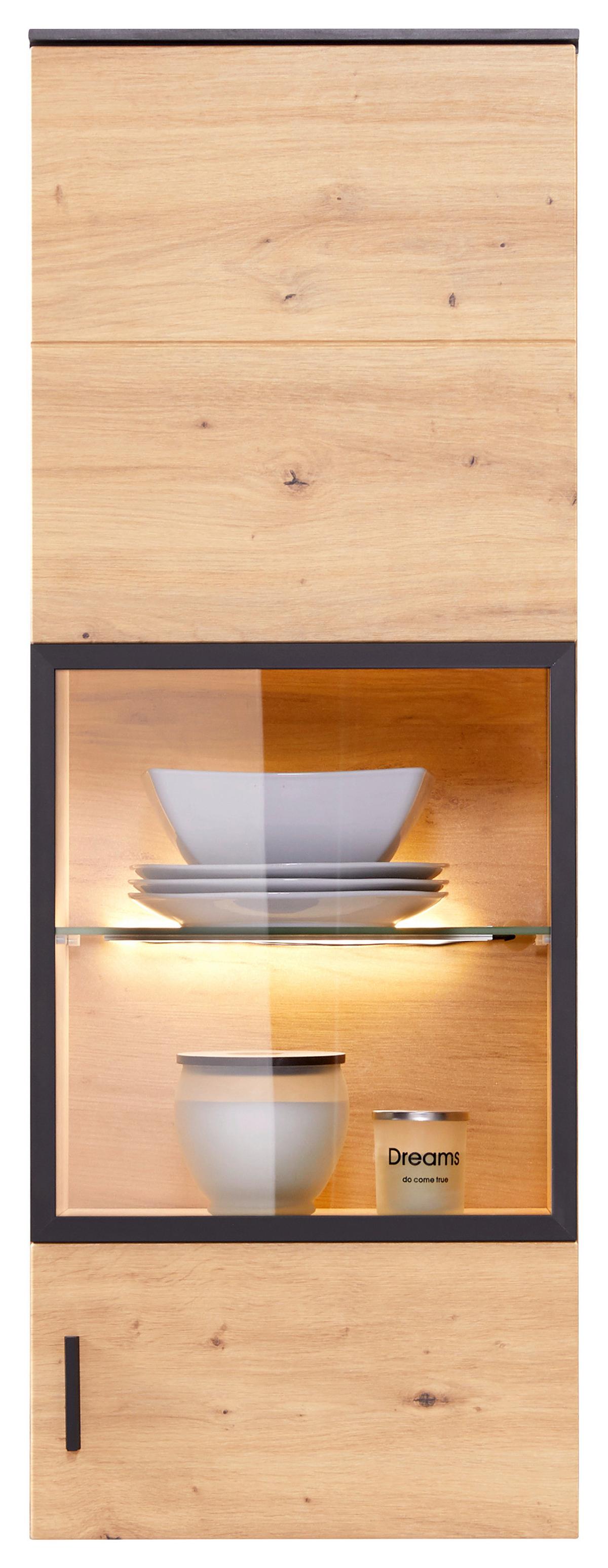 Wohnkombination Modern 4 -Teilig. Tonale 3, Eiche Dekor/Grau - MODERN (240,4/207,6/40cm)