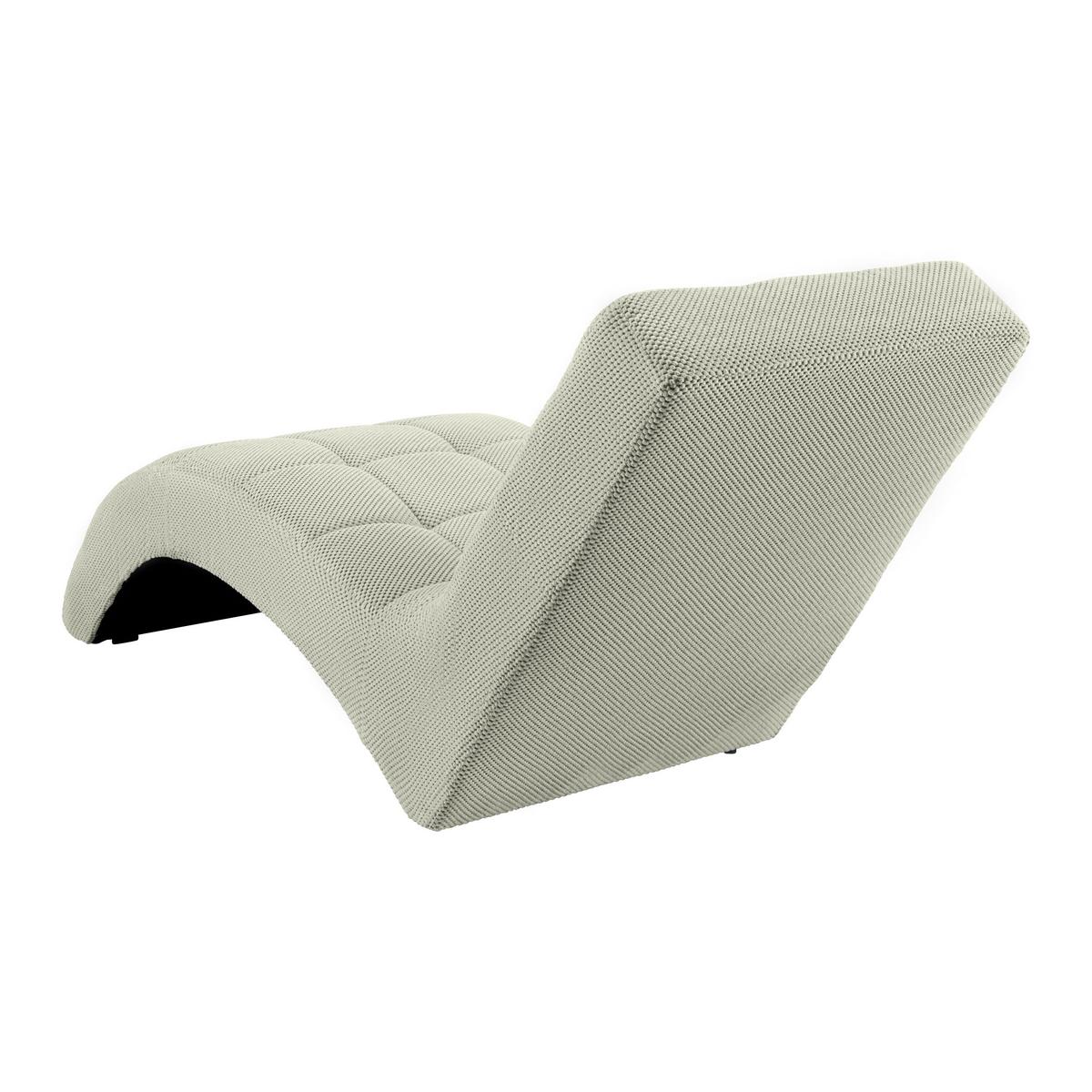 Relaxačné ležadlo LAVANDA, sivobéžová, max. 120 kg - čierna/sivobéžová, Modern, textil/plast (68/80/167cm) - Mömax