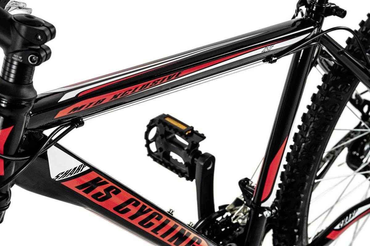 Mountainbike Hardtail 26 Zoll Sharp 21 Gänge - Schwarz, Basics, Metall (180/70/80cm) - KS Cycling