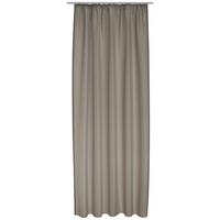 Vorhang mit Band Ben 135x245 cm Silberfarben - Silberfarben, KONVENTIONELL, Textil (135/245cm) - Ondega