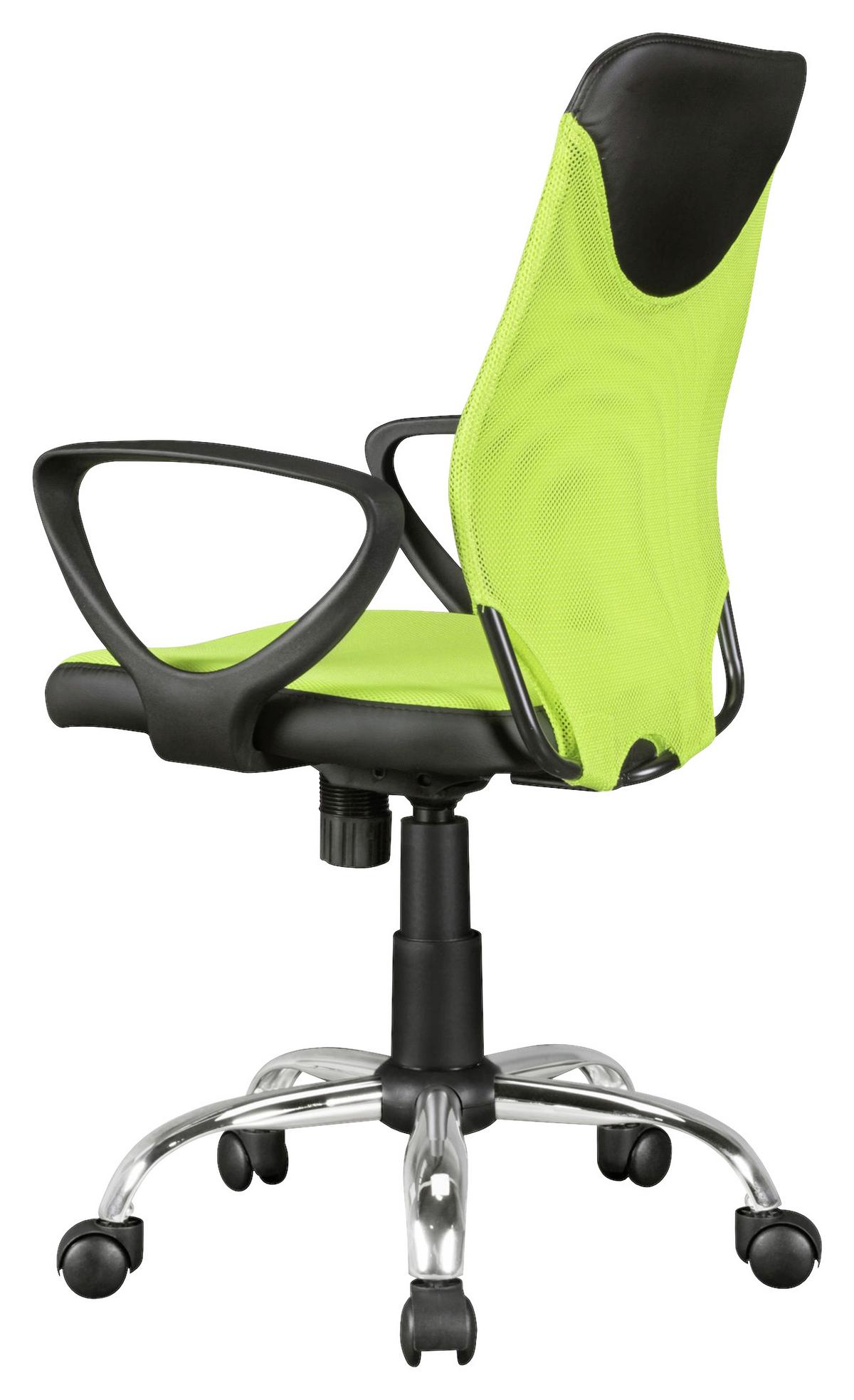 Otočná stolička pre dieťa Kika zelená - limetková/čierna, Modern, kov/plast (60/105/60cm) - MID.YOU