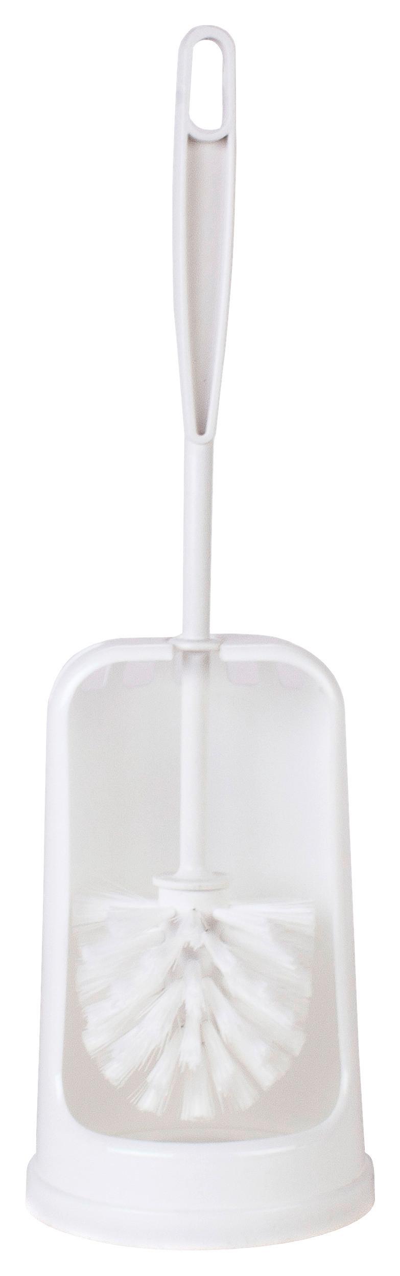 Wc-bürstengarnitur Sani Clean Stehend Kunststoff - Weiß, KONVENTIONELL, Kunststoff (22/41/13cm)