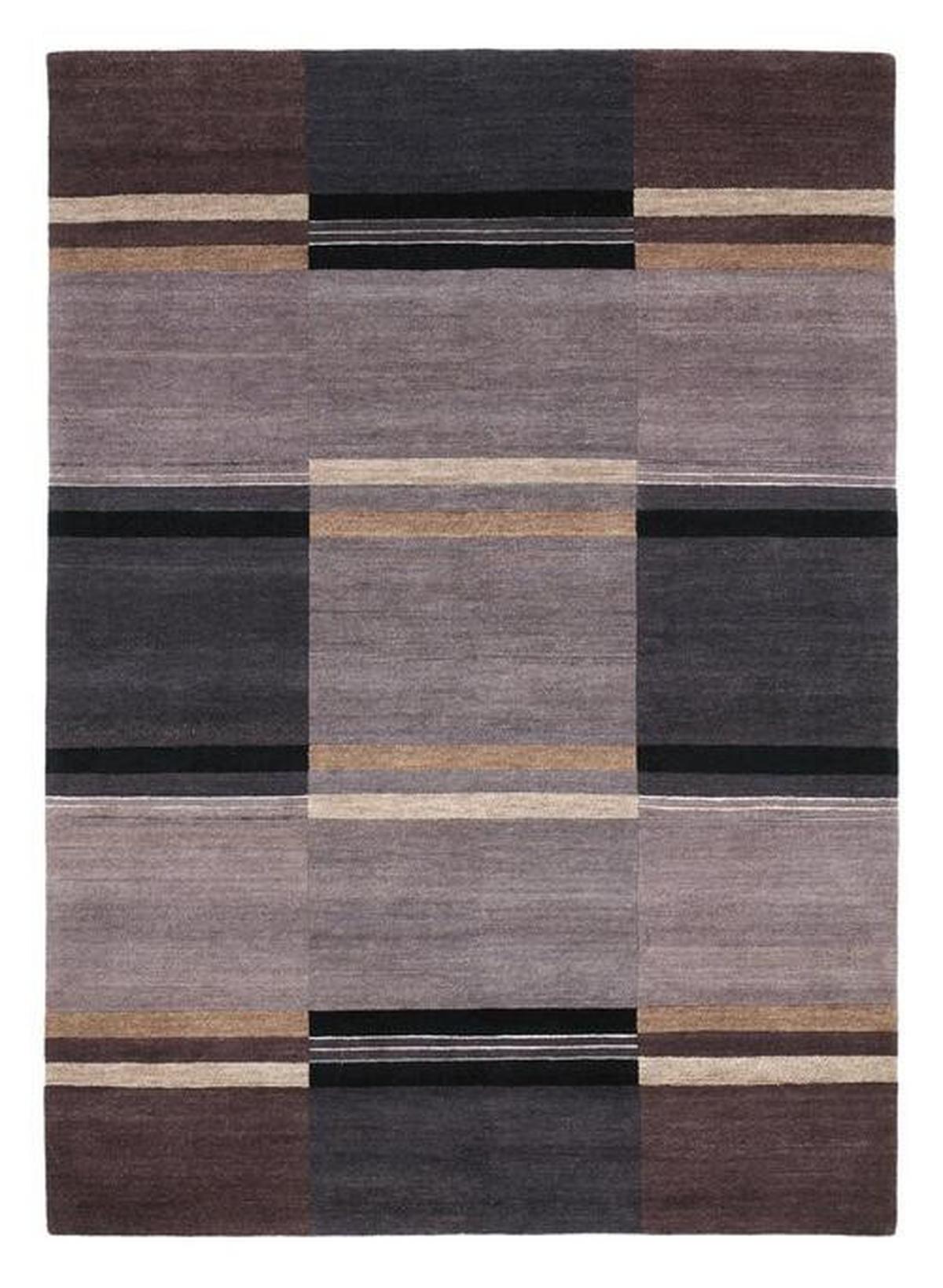 Orientalischer Webteppich Dunkelgrau 240x170 cm - Dunkelgrau, Basics, Textil (170/240cm) - Cazaris